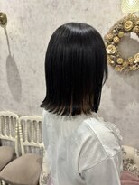 ディーヴァヘアーエズ(DIVA hair Eze) 冬のイメチェン◎切りっぱなし外はねボブ×インナーカラー
