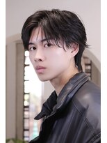 アーリー(Ali'i)&nbsp;センターパート/フェザーパーマ/ツーブロック