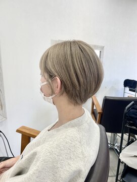 シエル(Ciel) まるっとショートのミルクティーベージュ