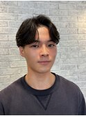 【aila稲荷】毛流れセンターパート/静岡メンズ