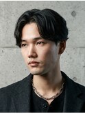 メンズ毛流れセンターパート♯22京都駅