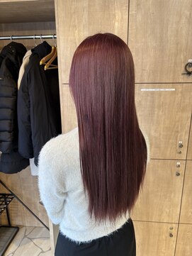 シャインヘアフラッペ 新百合ヶ丘2号店(Shine hair frappe) チェリーピンク