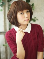 と和×美髪クリニック 巣鴨店&nbsp;ザックリ可愛いバングのウェービーミディアム　巣鴨店