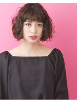 シャンプー 本庄店(SHAMPOO) 毛先ワンカールと表面のみmixカールでくせ毛風ゆるパーマ