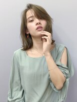 ソエル(soell) 【soell】大人可愛い切りっぱなしロブ