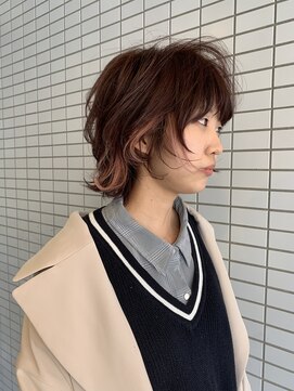 ヘアアンドスペース ベロン(hair&space velon) ピンクレイヤーウルフ