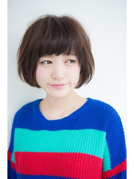 フェイス 赤羽店(face) イメチェン/似合わせカット/フルバング/レッドブラウン/赤羽