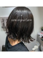 コルテ 反町店(corte)&nbsp;【corte反町】 ダークカラー×外ハネBOB☆