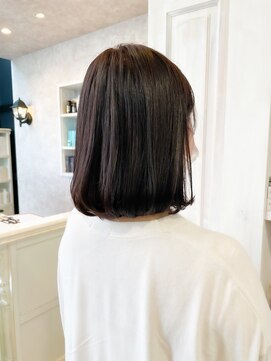 キャアリー(Caary) 福山市美容室caaryイルミナカラー秋冬ほんのりパープルカラー