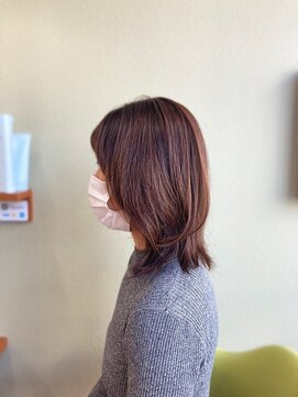 ライフヘアデザイン(Life hair design) 冬の赤みを抑えたオリーブベージュ☆