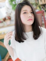 カバーヘア ブリス 川口(COVER HAIR bliss)&nbsp;★アッシュブラック大人かっこいいかきあげ前髪20代30代40代★8