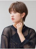 マッシュショート20代30代40代大人可愛い暗髪うる艶髪青山表参道