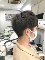 ヘッズ 本八幡店(HEADS)&nbsp;MEN'S HAIR  センターパート　ツイストスパイラル　コンマヘア