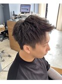 かきあげショート×ナチュラルスタイリング[倉敷][岡山]