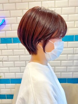 シー バイ ロンド 新宿(Sea by Lond) ショートボブ×ショコラアッシュ【韓国ヘア/髪質改善/新宿】