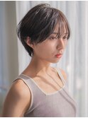 大人な耳掛けショートスタイル1