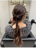 タイトアレンジ/ローポニーアレンジ/Zina博多筑紫口店