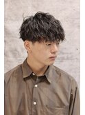 マッシュ×ツイストスパイラルパーマ