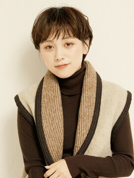 オンク 新宿(onk) 黒髪/グレーベージュ/レイヤーロング/前髪パーマ[新宿駅]