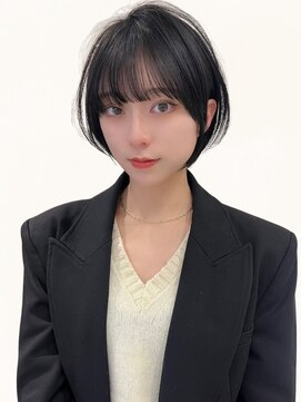 ジル ブラン 福岡(JIL BLAN) ハイライトレイヤーカットショートボブイルミナカラー天神大名