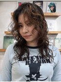 ロングパーマ