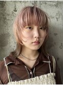 【上田】ハイトーンボブウルフカットレイヤー