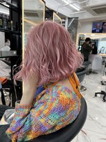 ラピス 渋谷本店(Lapis) ピンクボブ/ホワイトグレージュ/ミニウルフ/チェリーブラウン