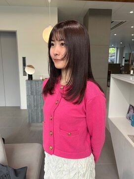 ローレンアオ(LOREN AO) 【LOREN AO】ラベンダーブラウン/顔まわりレイヤー