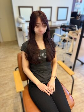 マーリャヘアー(mallia hair) レイヤースタイルレイヤーカットロングレイヤー小顔スタイル