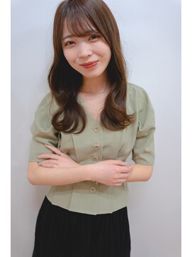 リジェール 金山店 シースルーバング/波巻きヘア