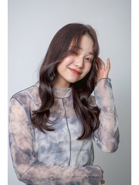 ルフュージュ バイ プロデュース 相模大野店(Refuge by Produce) チョコレートブラウン/ゆるふわウェーブ