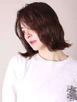 ヨファヘアー 岡本店(YOFA hair)&nbsp;イメチェン似合わせカット20代30代40代外ハネレイヤーミディ0603
