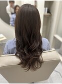 シアーグレージュ透明感カラー