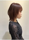 【廣川】ブリーチをやめる/オレンジブラウン/レイヤーボブ