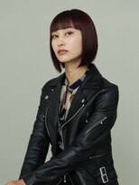 ピークアブー 原宿ハラカド(PEEK-A-BOO)&nbsp;くせ毛多毛ボブショート前下がりモードワイドバングかっこいい