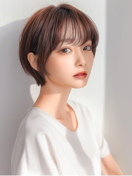 ラベスト キョウト(LOVEST) マッシュショート/大人ブラウン/アッシュブラウン/大人ショート