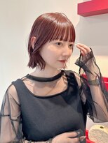 ガーデンエン 表参道(GARDEN eN)&nbsp;ピンクブラウン×ボブレイヤー