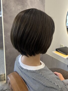 カノエ 福岡香椎店(canoe) マッシュショート 30代 40代 髪質改善 オリーブグレージュカラー