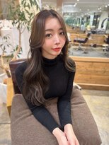 フィーカ(fiica) ロングレイヤー オリーブグレージュ