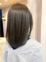 キャアリー(Caary)&nbsp;福山美容室Caary艶髪オリーブベージュ髪質改善20代30代40代