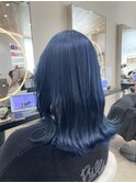 ブリーチ2回/ブルー/ネイビー