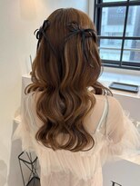 ウブ(ubu)&nbsp;ハーフツイン　参列ヘアセット