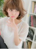 大人可愛いひし形ボブ☆30代40代50代◎丸顔カバー