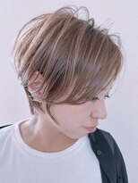 アナザヘアー なんば 高島屋前店(ANAZA hair)&nbsp;ハンサムショート＆クリアベージュ