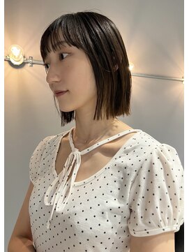 サロウィン 熊本上通り店(SALOWIN) 熊本 上通り 髪質改善ストレート×外はねボブ