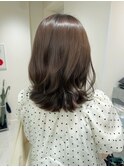 【NaVI/渡辺】外はね×ベージュカラー