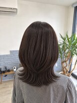 リープ(leap hair)&nbsp;くびれヘア × オリーブベージュ