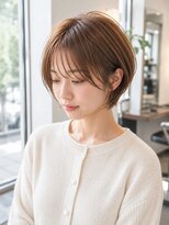 ユニット 蕨西口店(UNIT)&nbsp;ショートボブ髪型20代30代40代50代前髪あり前髪なし面長丸顔蕨駅