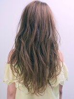 ヘアサロン シロップ(Hair Salon Syrup) 『ルーズロング』×『ライトベージュ』(back)