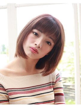 ボーテコンシェル 錦糸町(beaute concier) 大人可愛いナチュラルボブ【錦糸町 美容院 beaute】